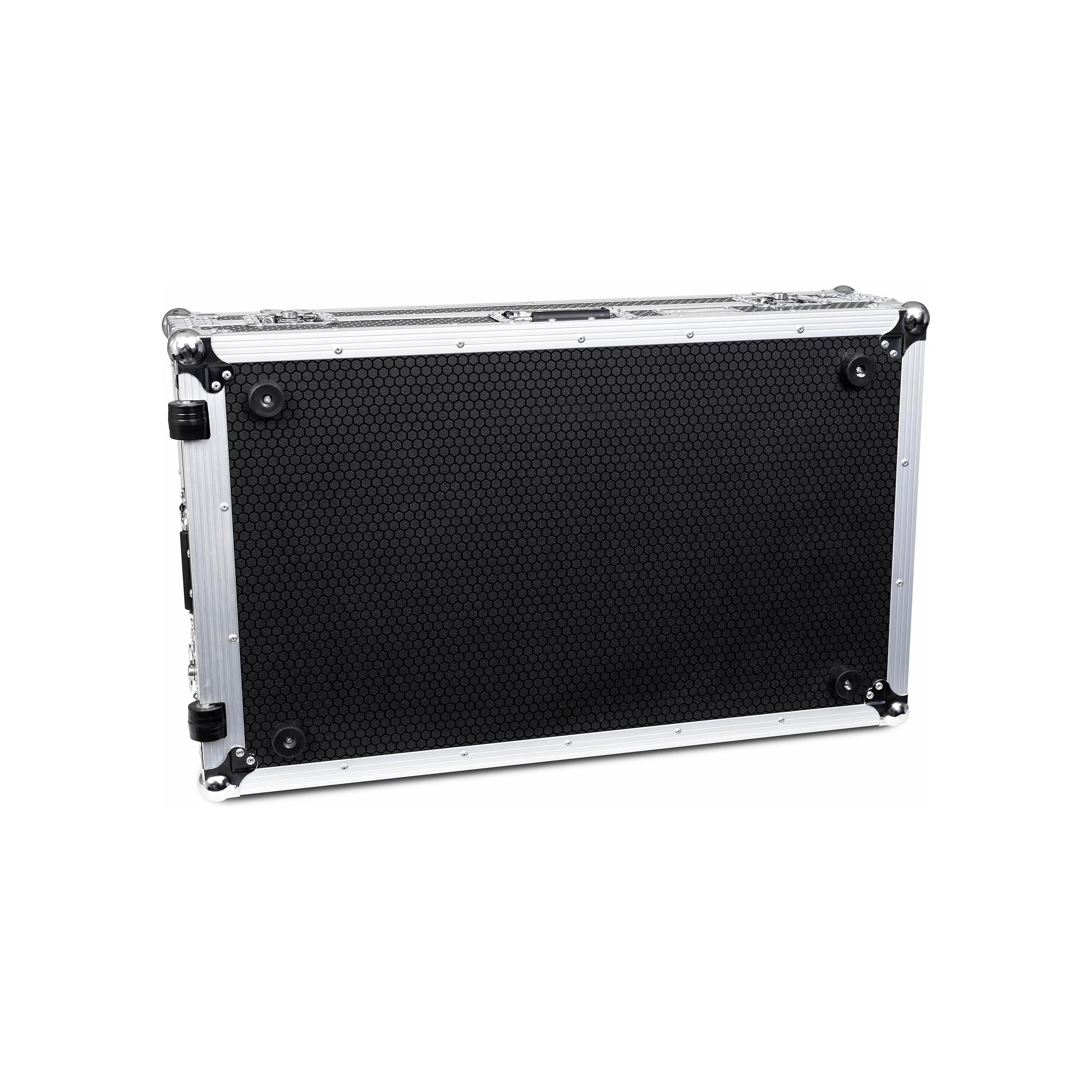 Headliner Flight Custom Fit Case with Laptop Platform and Wheels Compatible with Rane Four DJ Controller, DJ Equipment Road Case