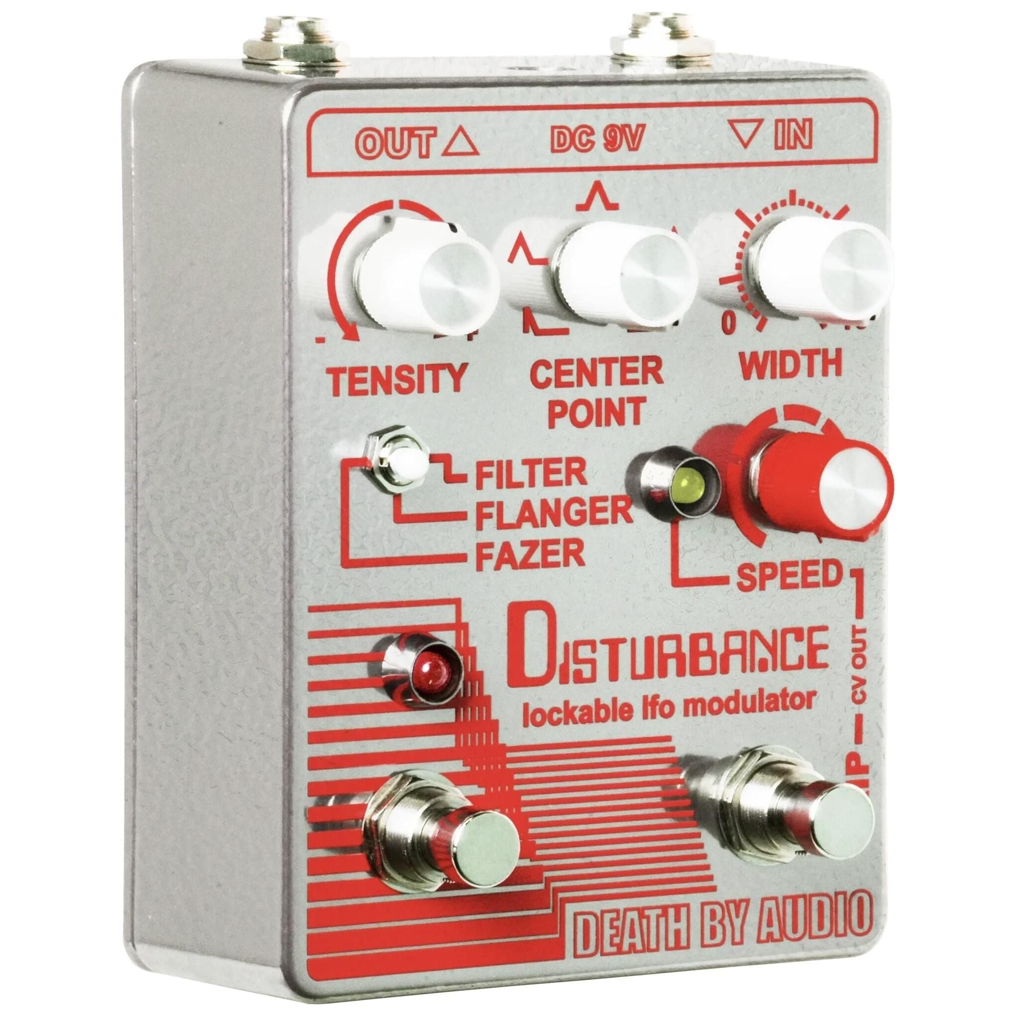 Death by Audio Disturbance Freaky Freezable Filter Flanger Fazer Pedal