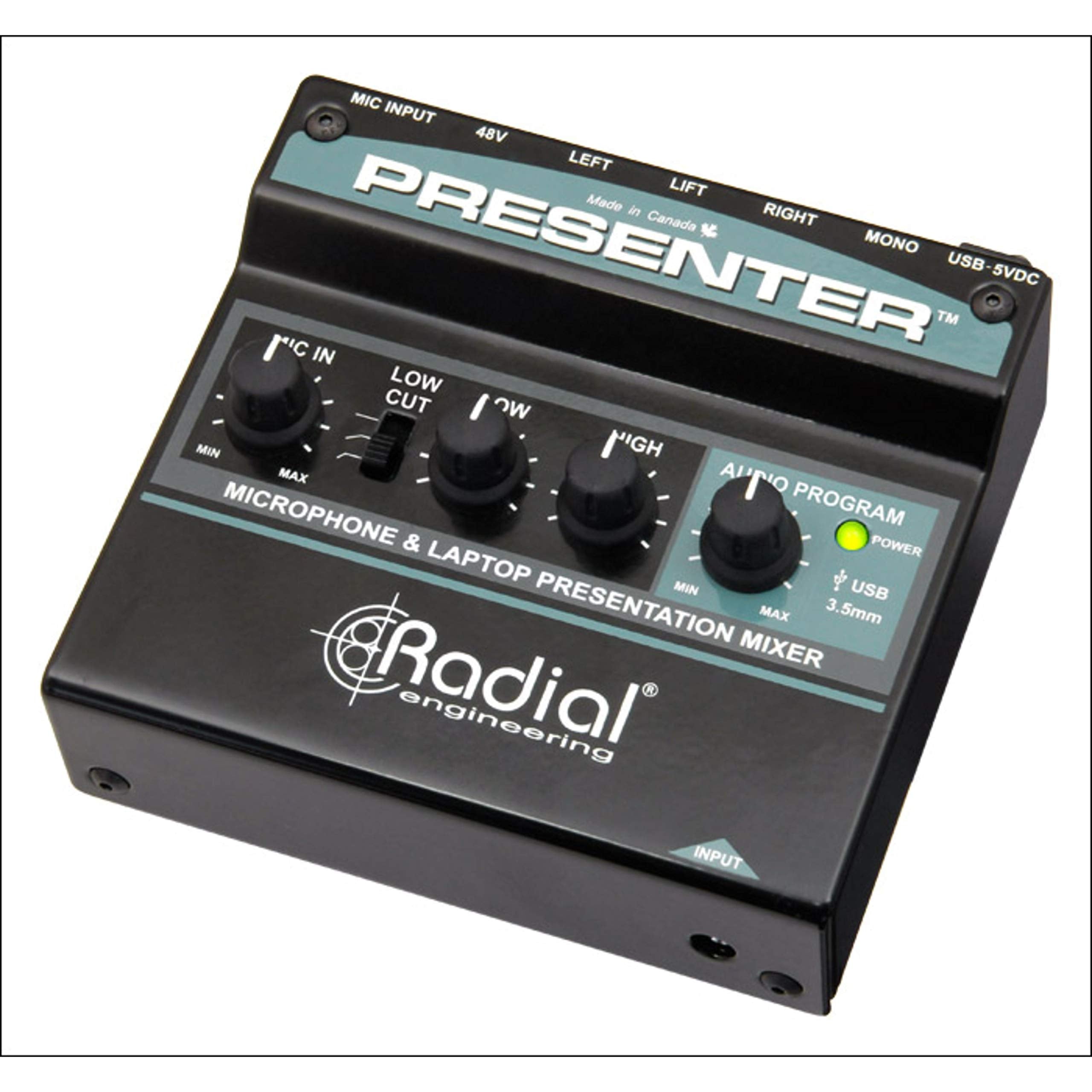 Radial Presenter Audio Presentation Mixer