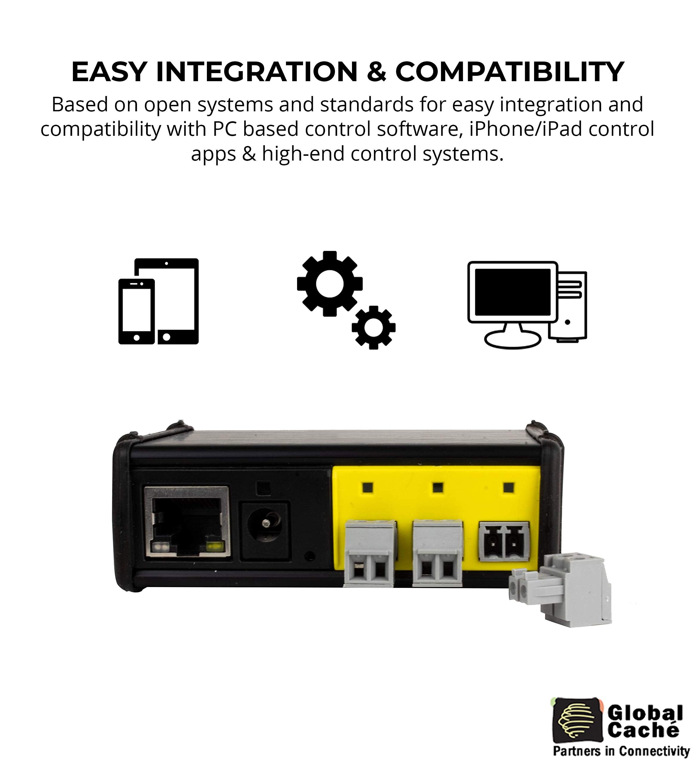 Global Caché IP2CC iTach TCP/IP to Contact Closure Converter - Connects Relay Devices to a Wired Connection