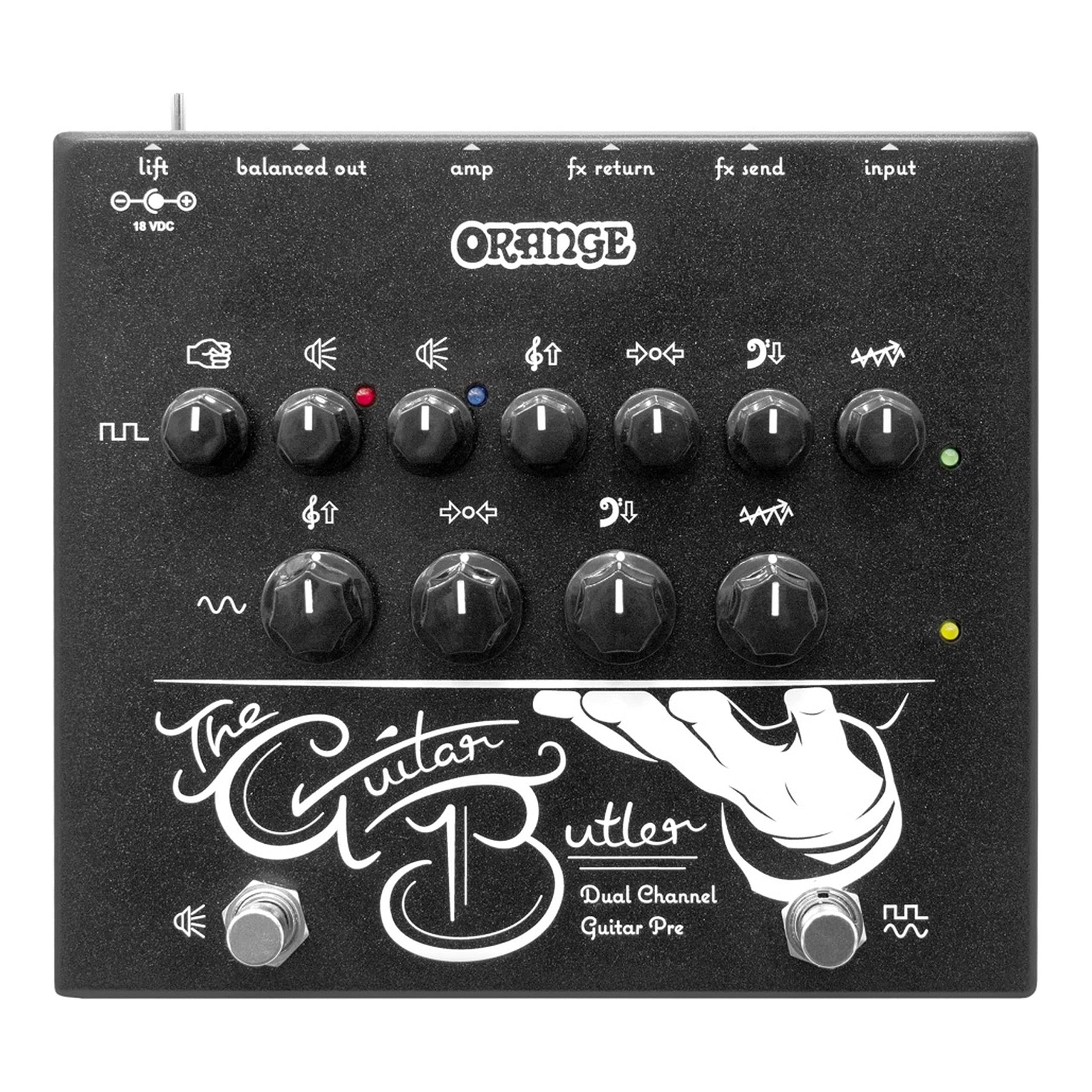 Orange Guitar Butler Dual-channel Guitar Preamp Pedal