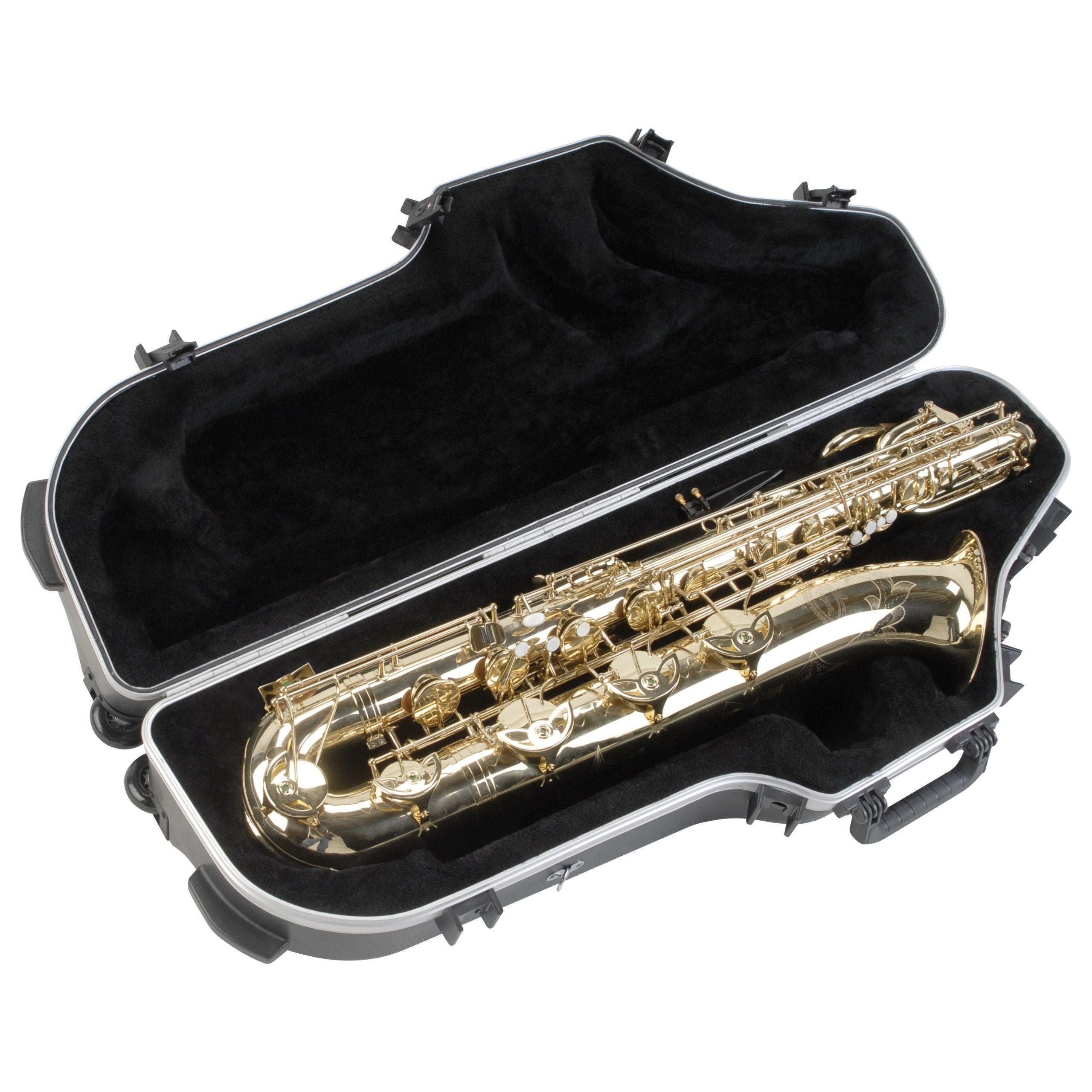 SKB Contoured Pro Universal Baritone Sax case with Wheels