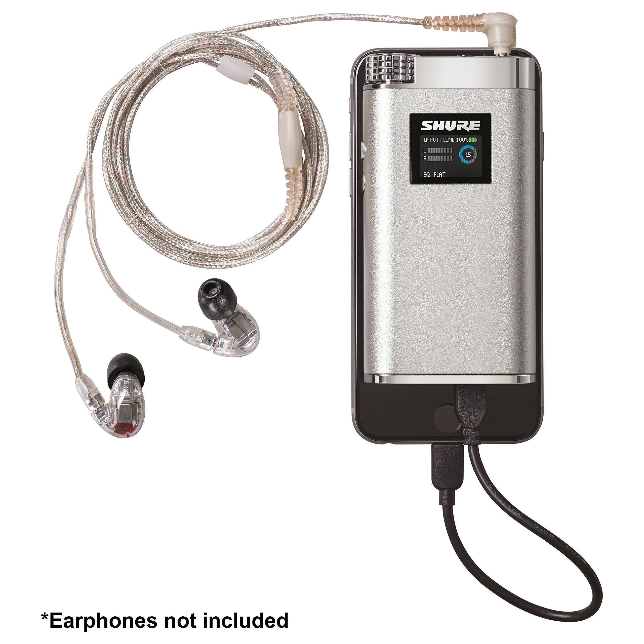 Shure SHA900 Portable Listening Amplifier with USB DAC and Customizable EQ Control