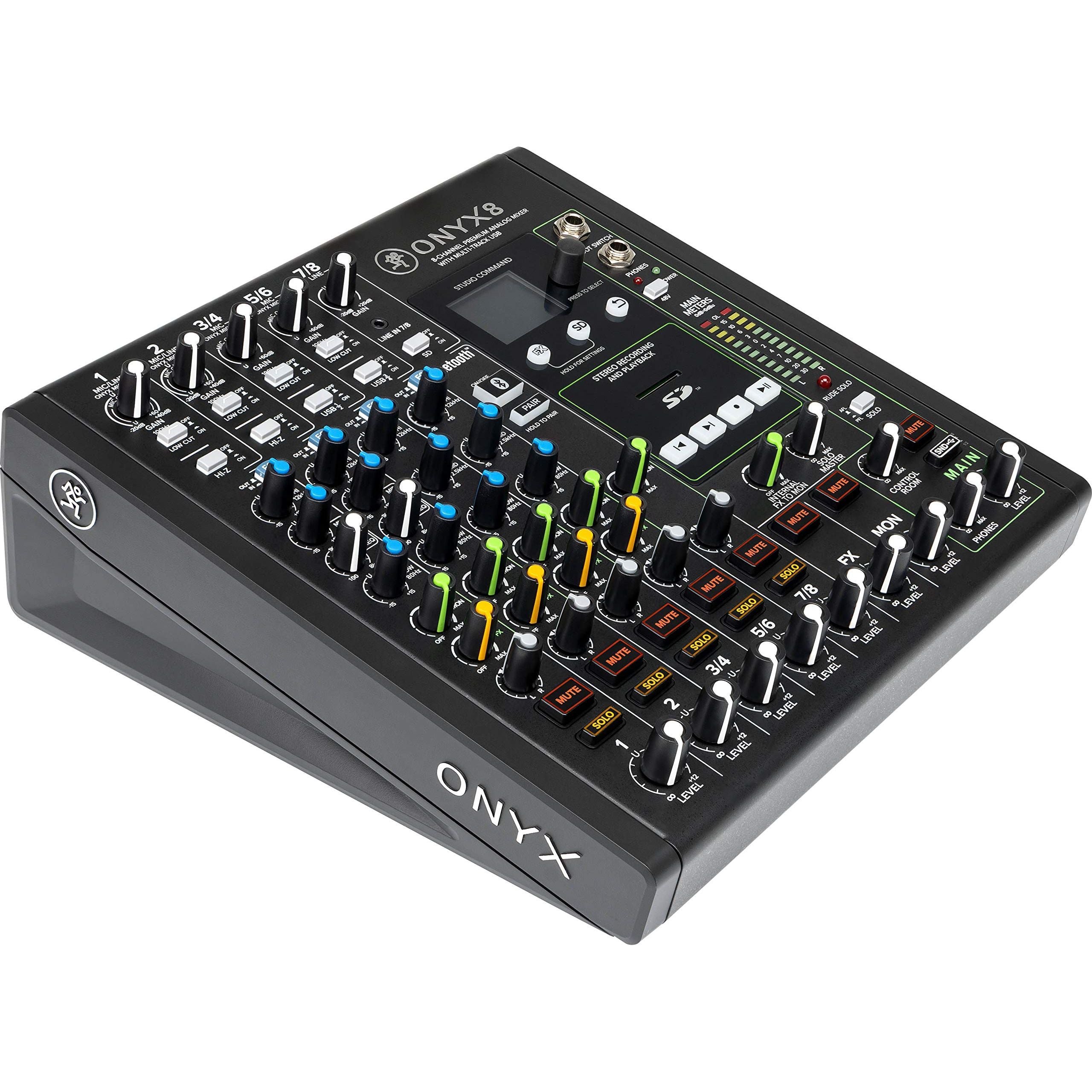 Mackie Onyx Channel Premium Analog Mixer with Multi-Track USB