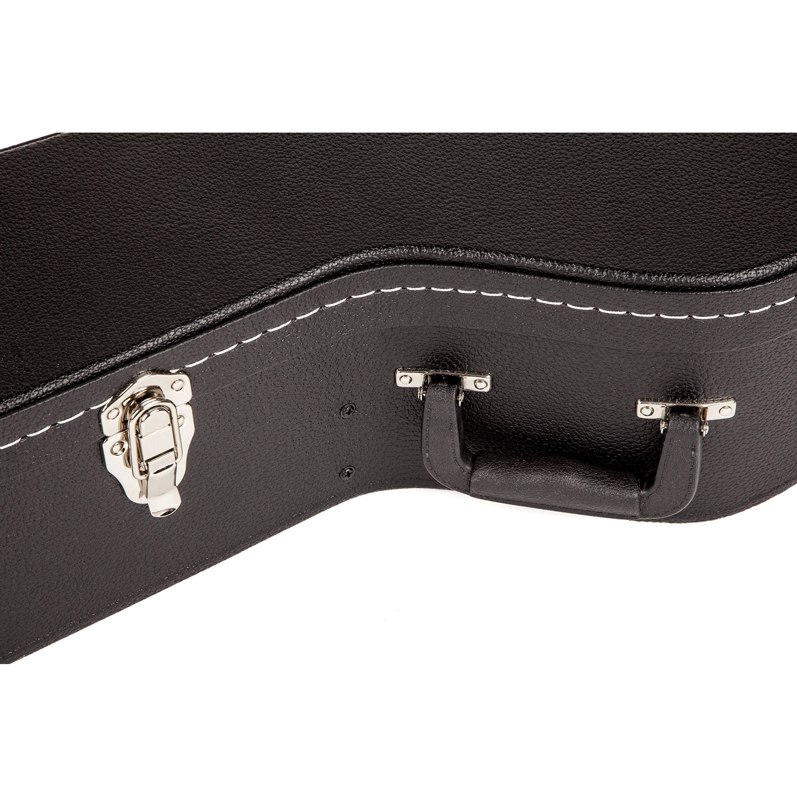 Fender Flat-Top Acoustic Guitar Case, Dreadnought, Black