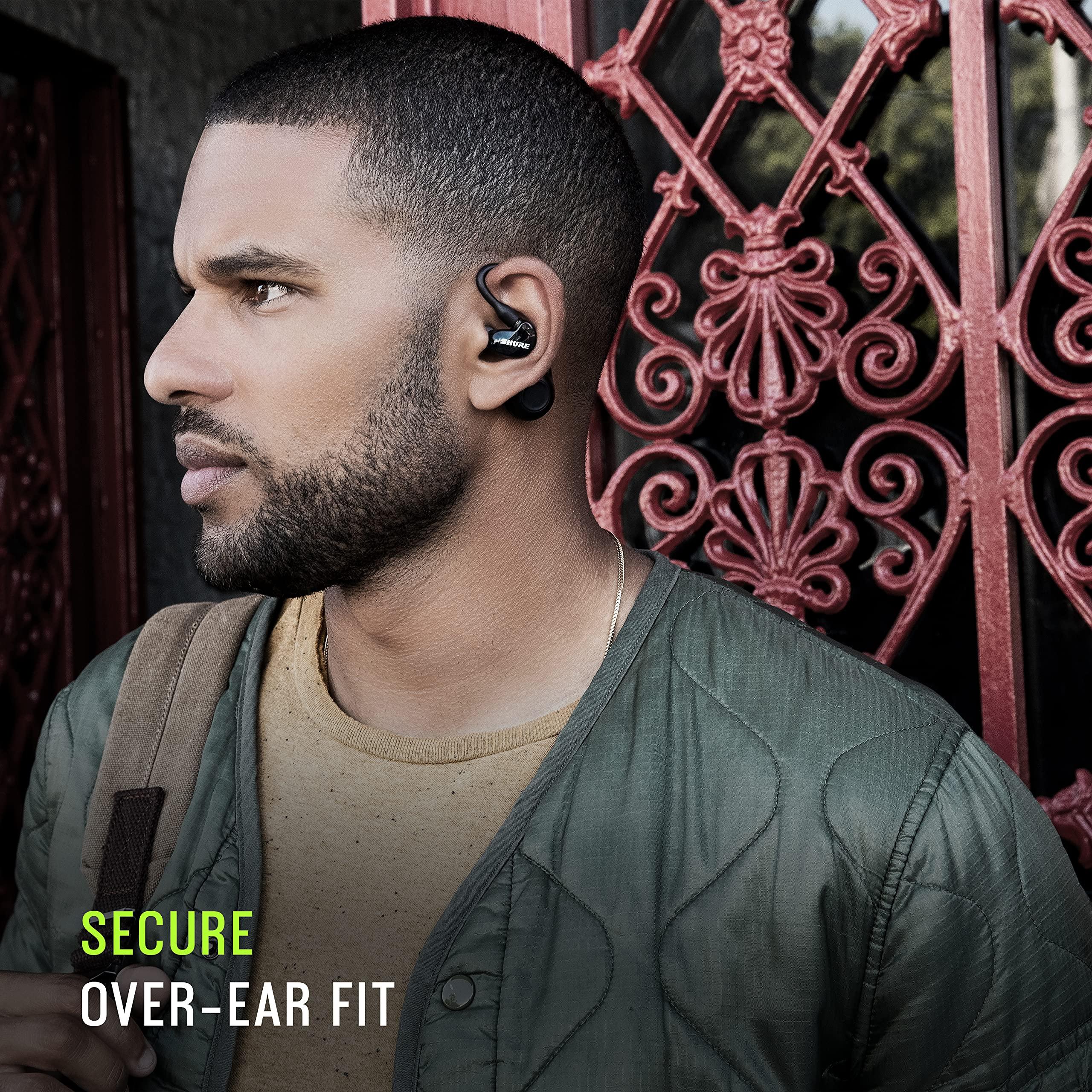 Shure AONIC 215 TW2 True Wireless Earbuds with Bluetooth 5, Deep Bass, 32hr Battery, Secure Fit