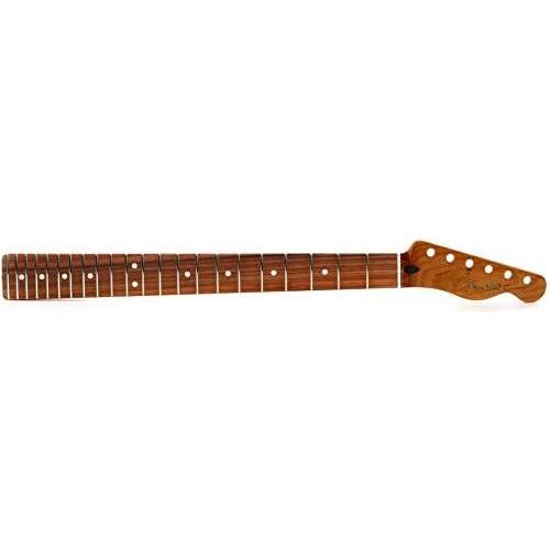 Fender Telecaster Neck, Roasted Maple, Flat Oval, 22 Jumbo Frets, Pau Ferro  Fingerboard