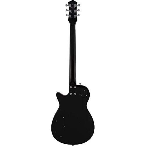 Gretsch G5260T Electromatic Jet Baritone Solid Body 6-String Electric Guitar with Bigsby, 12-Inch Laurel Fingerboard, and Bolt-On Maple Neck (Right-Hand, Black)