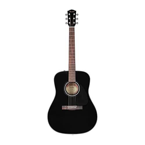 Fender CD-60S Dreadnought V2 Pack Acoustic Guitar, with 2-Year Warranty, Natural, with Gig Bag and Accessories