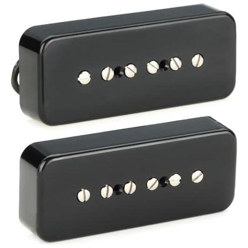 Seymour Duncan Hot P-90 Silencer Soapbar Guitar Pickup Set - Black