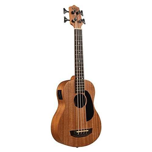 Kala Brand Music Co, 4-String Ukulele, Right, Natural, UBASS BAKITHI-FS