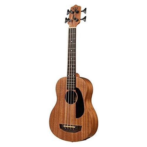 Kala Brand Music Co, 4-String Ukulele, Right, Natural, UBASS BAKITHI-FS