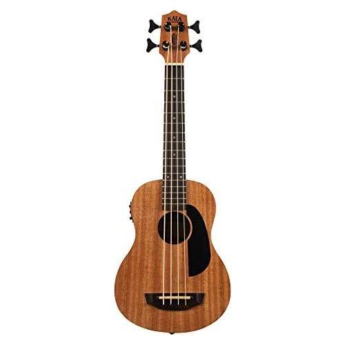 Kala Brand Music Co, 4-String Ukulele, Right, Natural, UBASS BAKITHI-FS