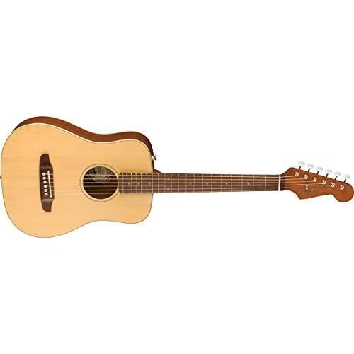 Fender Redondo Mini Acoustic Guitar, Sunburst, Maple Fingerboard, with Gig Bag