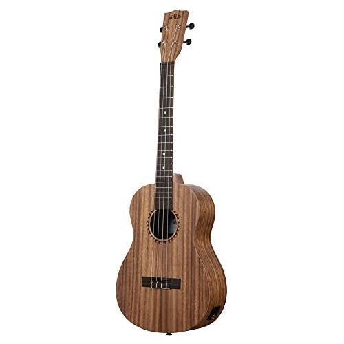 Kala Brand Music Co. Teak Collection, 4-String Ukulele, Natural, Baritone (KA