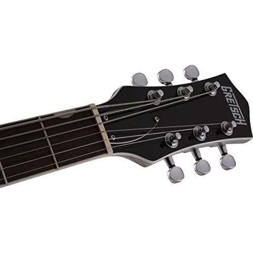 Gretsch G5260T Electromatic Jet Baritone Solid Body 6-String Electric Guitar with Bigsby, 12-Inch Laurel Fingerboard, and Bolt-On Maple Neck (Right-Hand, Black)