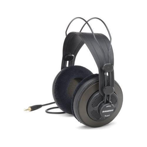 Samson Semi Open-Back Studio Reference Headphones, Black, Over Ear (.)