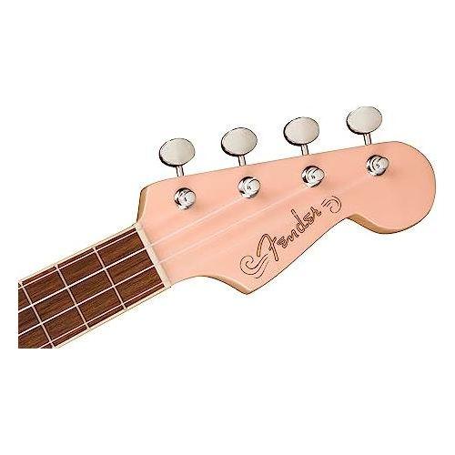 Fender, 4-String Ukulele, Right, Shell Pink (0970533556)