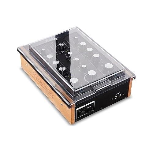 Decksaver Super Strong Polycarbonate Custom Fit Cover Compatible with Headliner R2 Rotary DJ Mixer, DJ Equipment Dust Cover for Travel and Everyday Protection