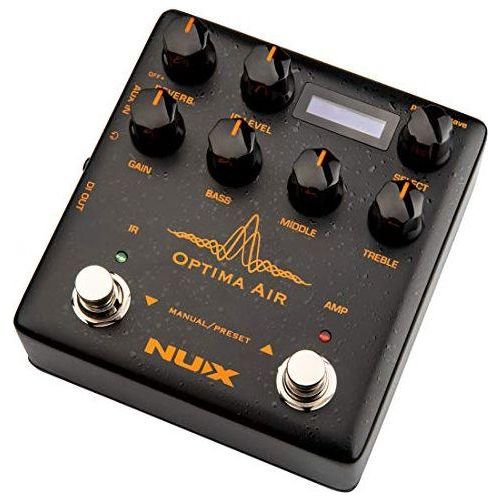 NUX Optima Air Dual-Switch Acoustic Guitar Simulator with a Preamp,IR Loader, Capturing Mode