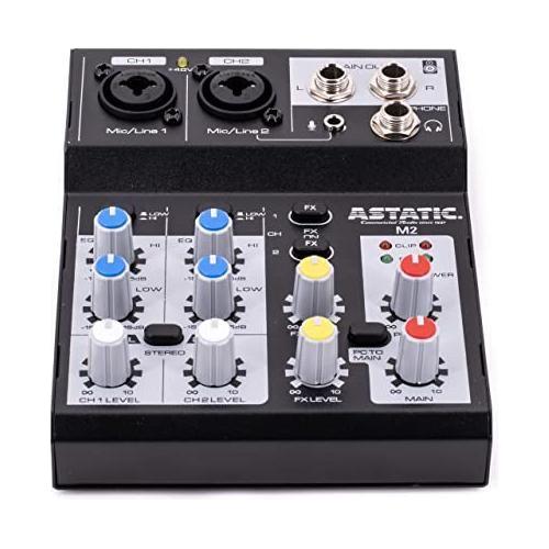 CAD Audio MXU4-FX 4 Channel Mixer with USB Interface and Digital Effects , Black