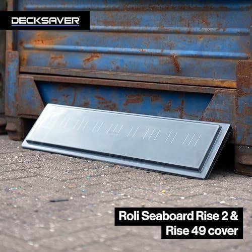 Decksaver Super Strong Polycarbonate Custom Fit Cover Compatible with Roli Seaboard Rise 2 and Rise 49 Keyboards, Dust Cover for Travel and Everyday Protection