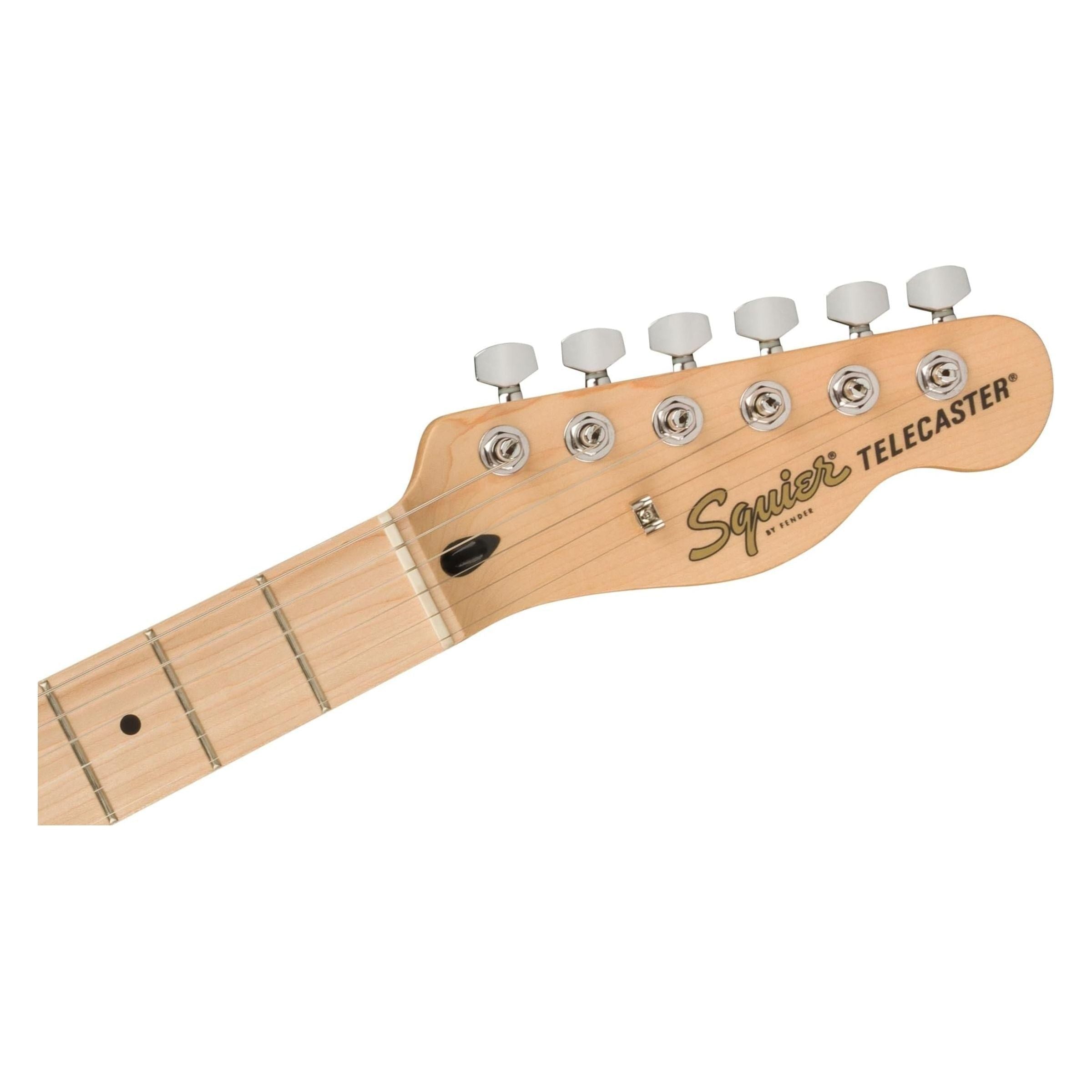 Squier® Affinity Series Telecaster, Maple Fingerboard, Butterscotch Blonde Bundle w/ 12-Pack Guitar Picks & Liquid Audio Polishing Cloth