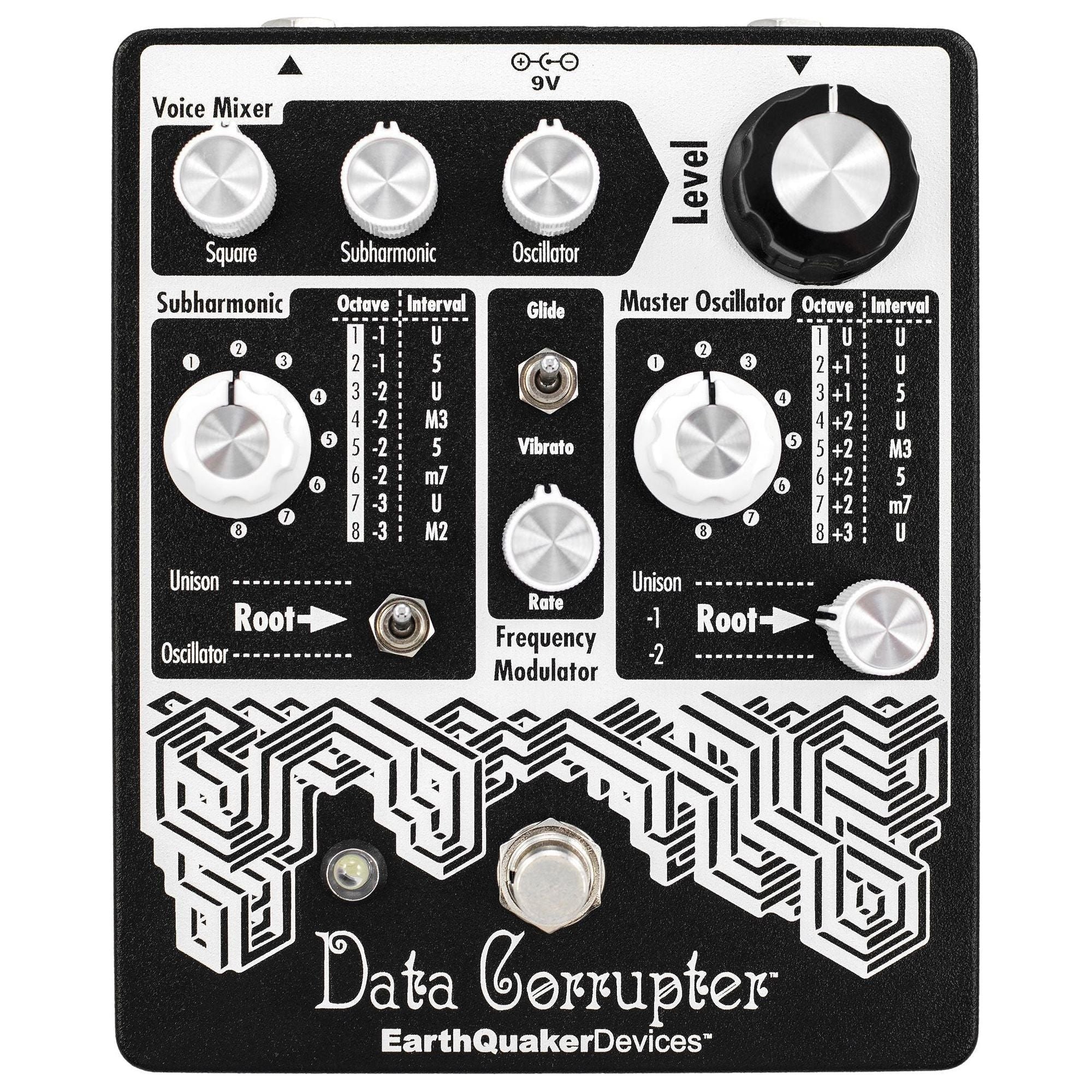 EarthQuaker Devices Data Corrupter Modulated Monophonic Harmonizing PLL Pedal