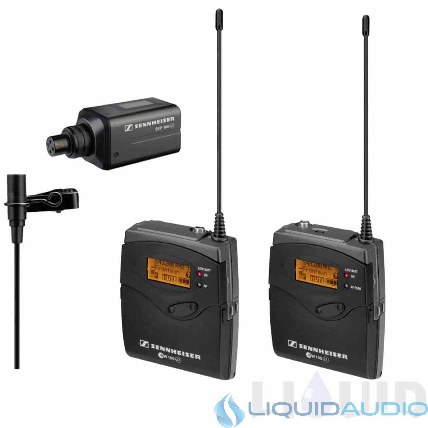 Sennheiser EW 100 ENG G3-B omni-directional clip-on microphone kit system 2-Day Delivery