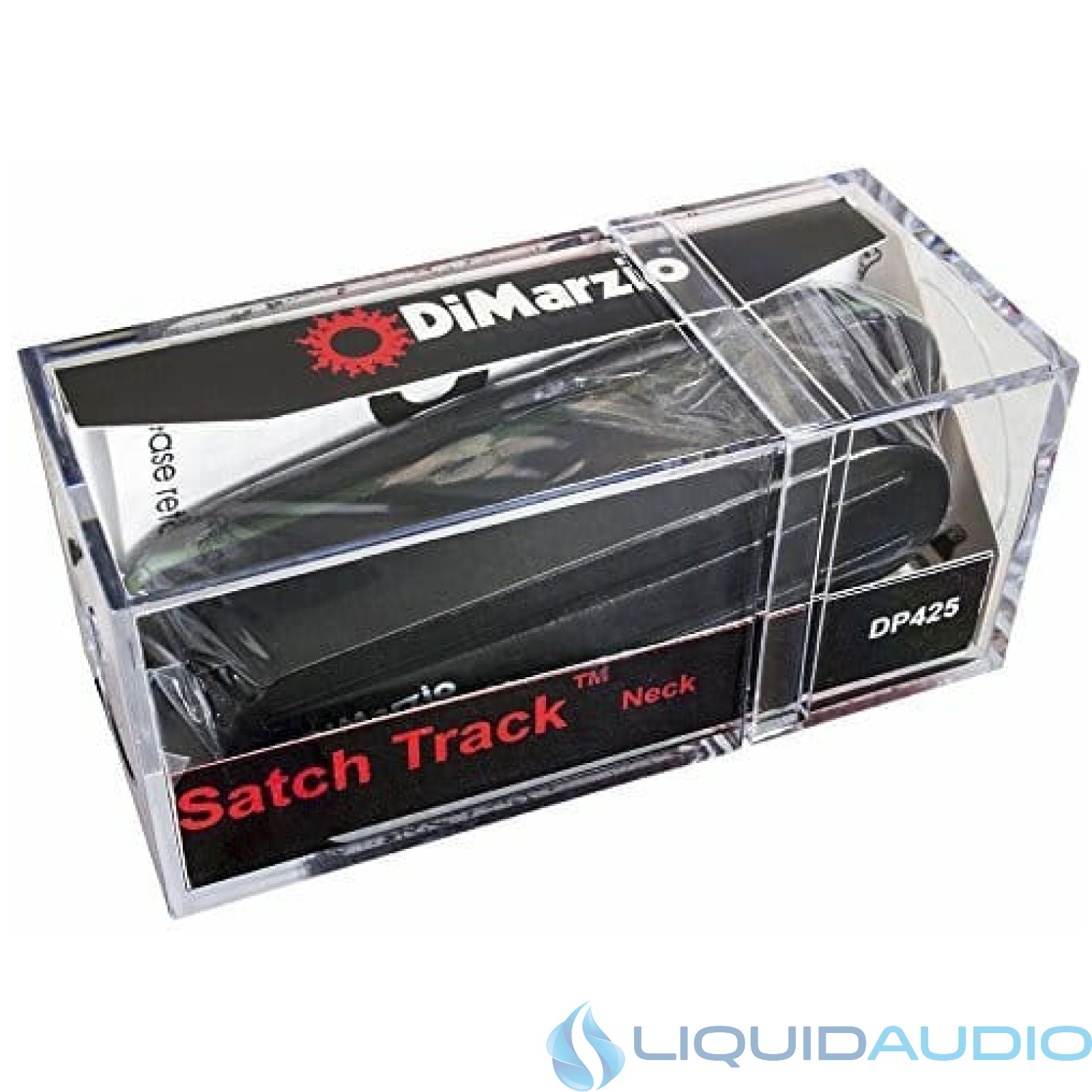 DiMarzio Satch Track Neck Strat Pickup Single Coil Black