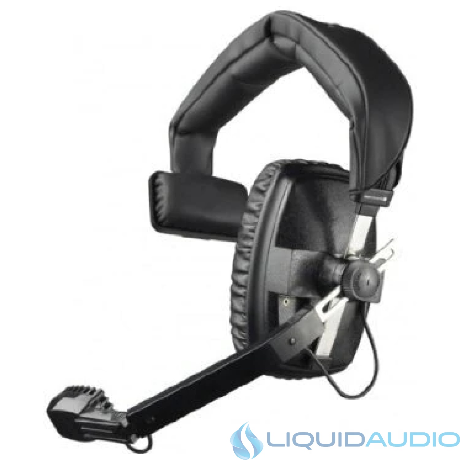 Beyerdynamic DT-108-200-400-BLACK Single-Ear Headset with Dynamic Hypercardioid Microphone, 400 Ohms, Black