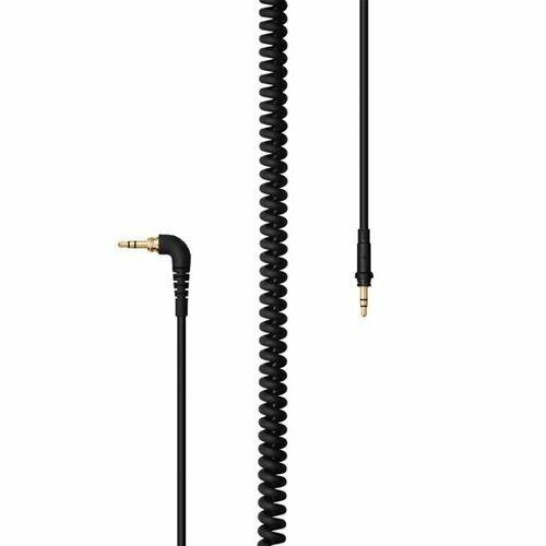 TMA-2 Modular Headphone Cable C03 - Coiled w/ adapter - black - 4mm - 3.65m / 12 feet