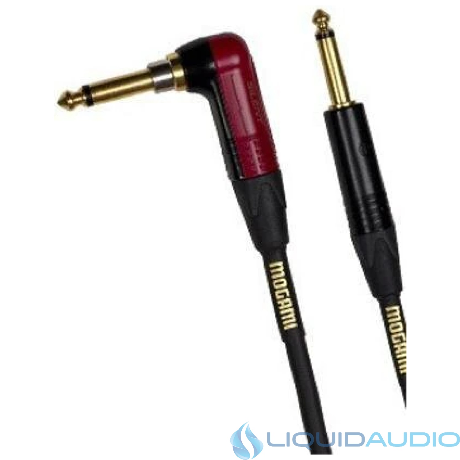 Mogami Gold Instrument Cable Silent R, 1/4 to Right Angle, 25 ft
