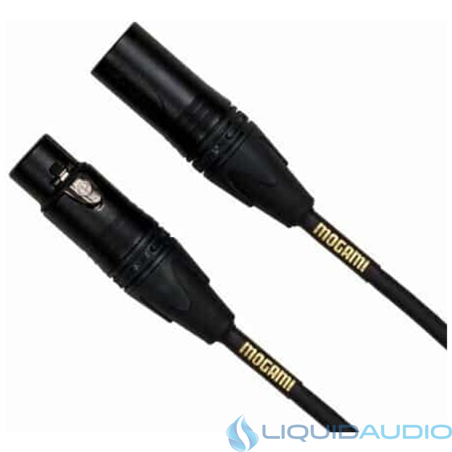 Mogami GOLD STUDIO-02 XLR to XLR Quad Conductor Patch Cable 2 feet