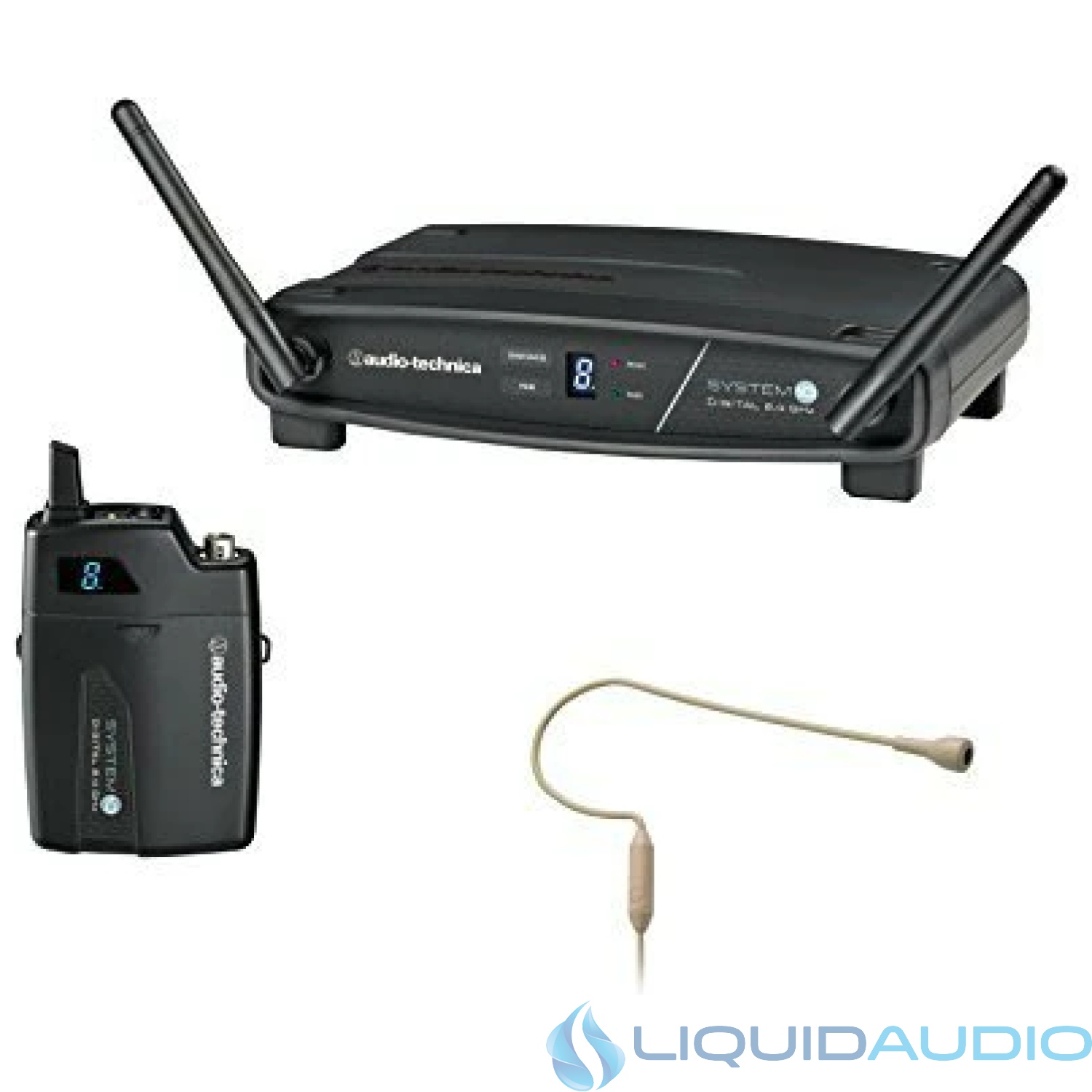 Audio-Technica System 10 ATW-1101/H92-TH Wireless Beige Headworn Microphone System