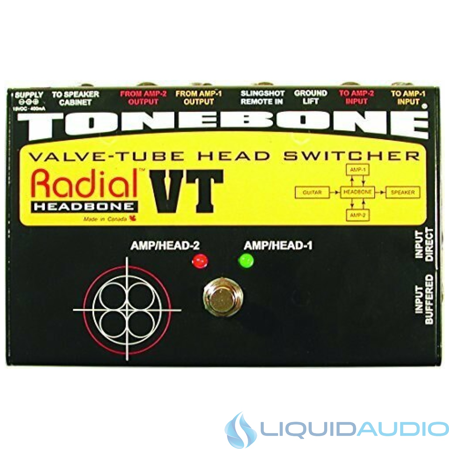 Radial Headbone VT Amp Head Switcher for Tube Amps NEW!