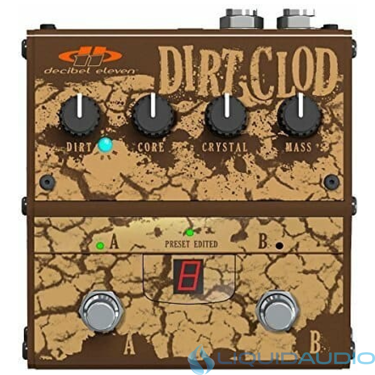 Decibel Eleven Dirt Clod Analog Overdrive-Distortion Guitar Effects Pedal