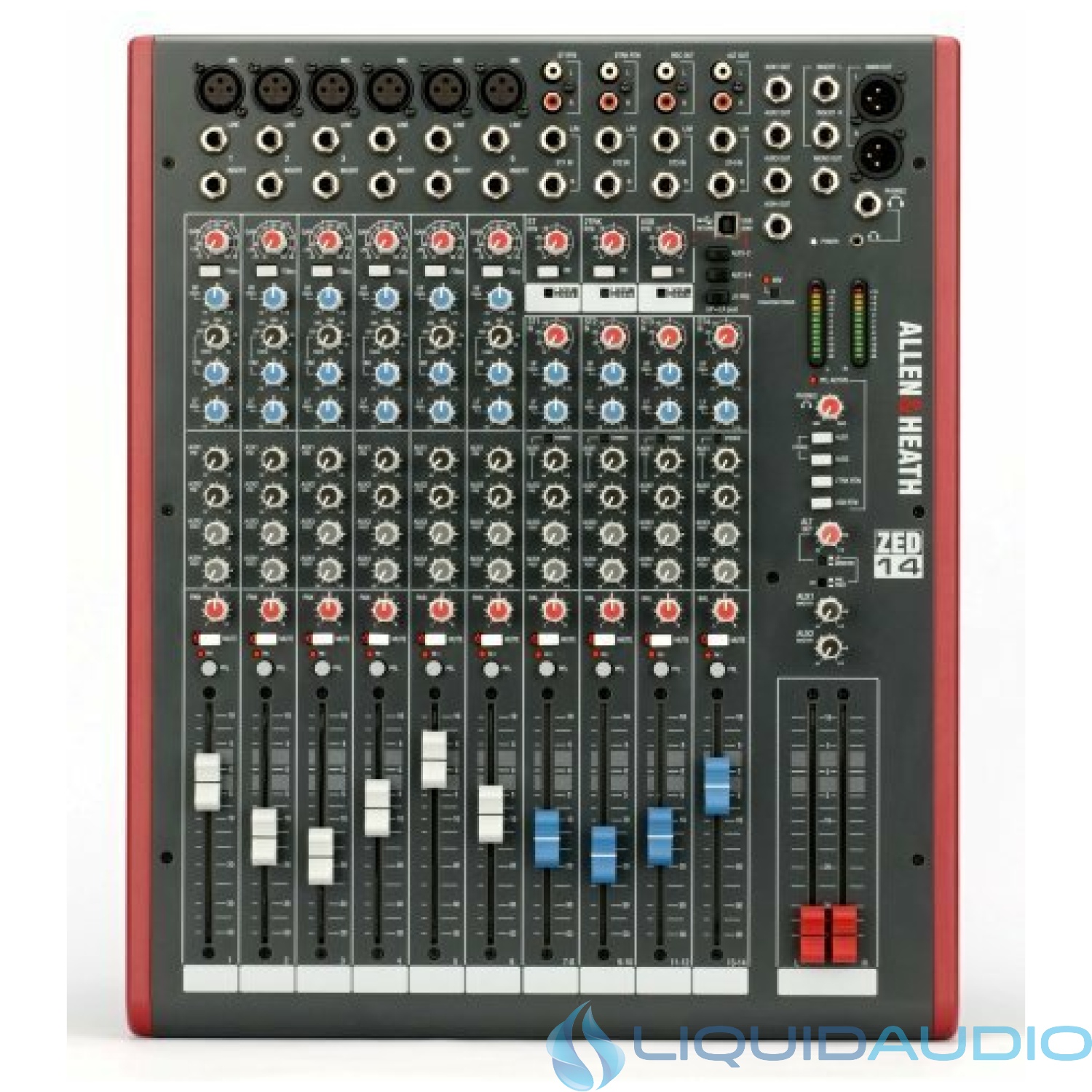 Allen & Heath ZED14 - 14-Channel Recording and Live Sound Mixer with USB Connection