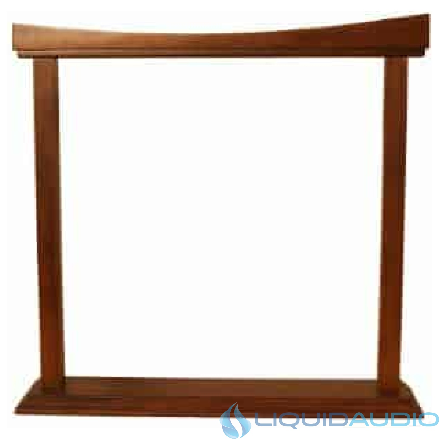DOBANI Gong Stand, Rosewood, Curved, 18-Inch