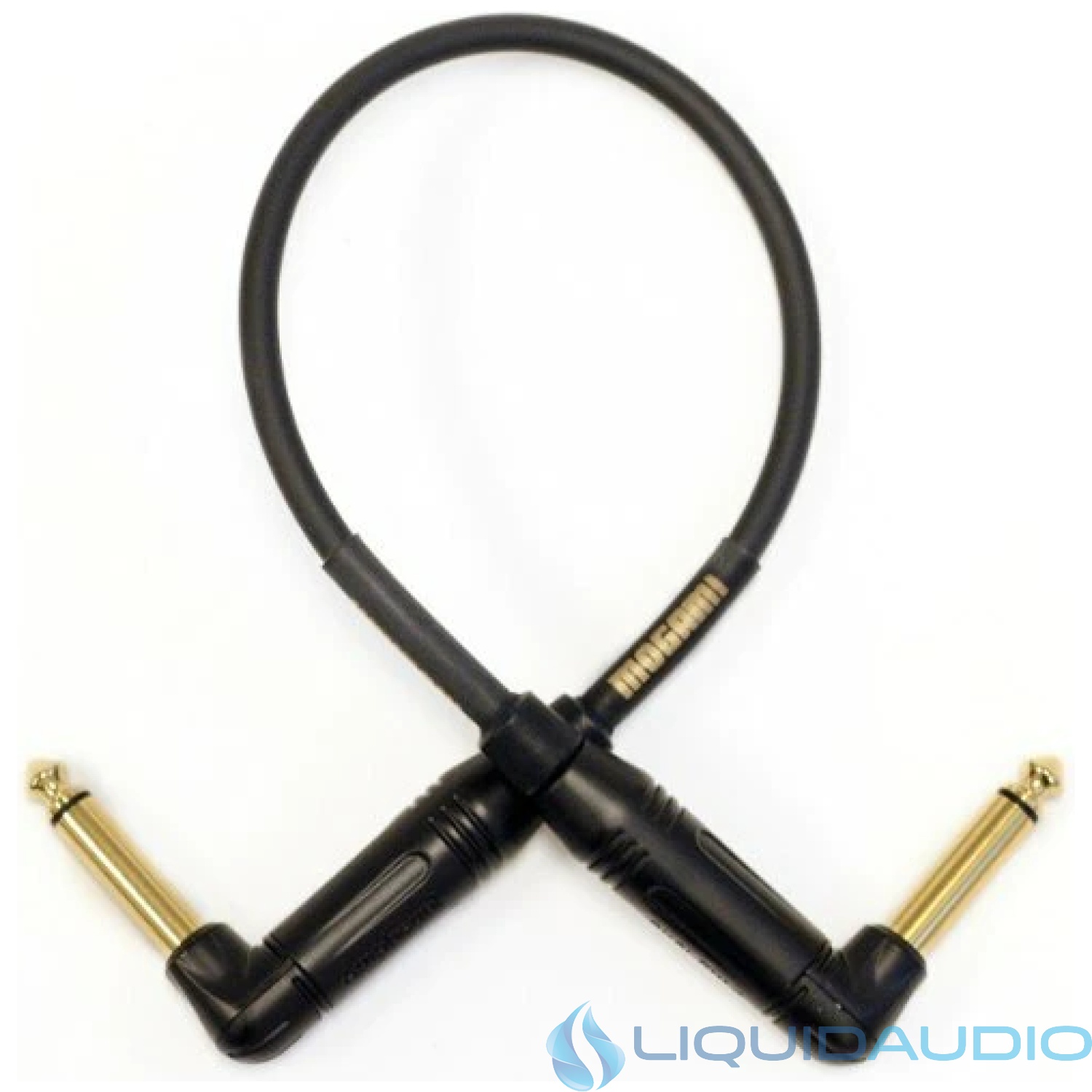 Mogami Gold Instrument-1.5RR | High Clarity Guitar and Instrument Cable Right Angle Plug 1 1/2ft