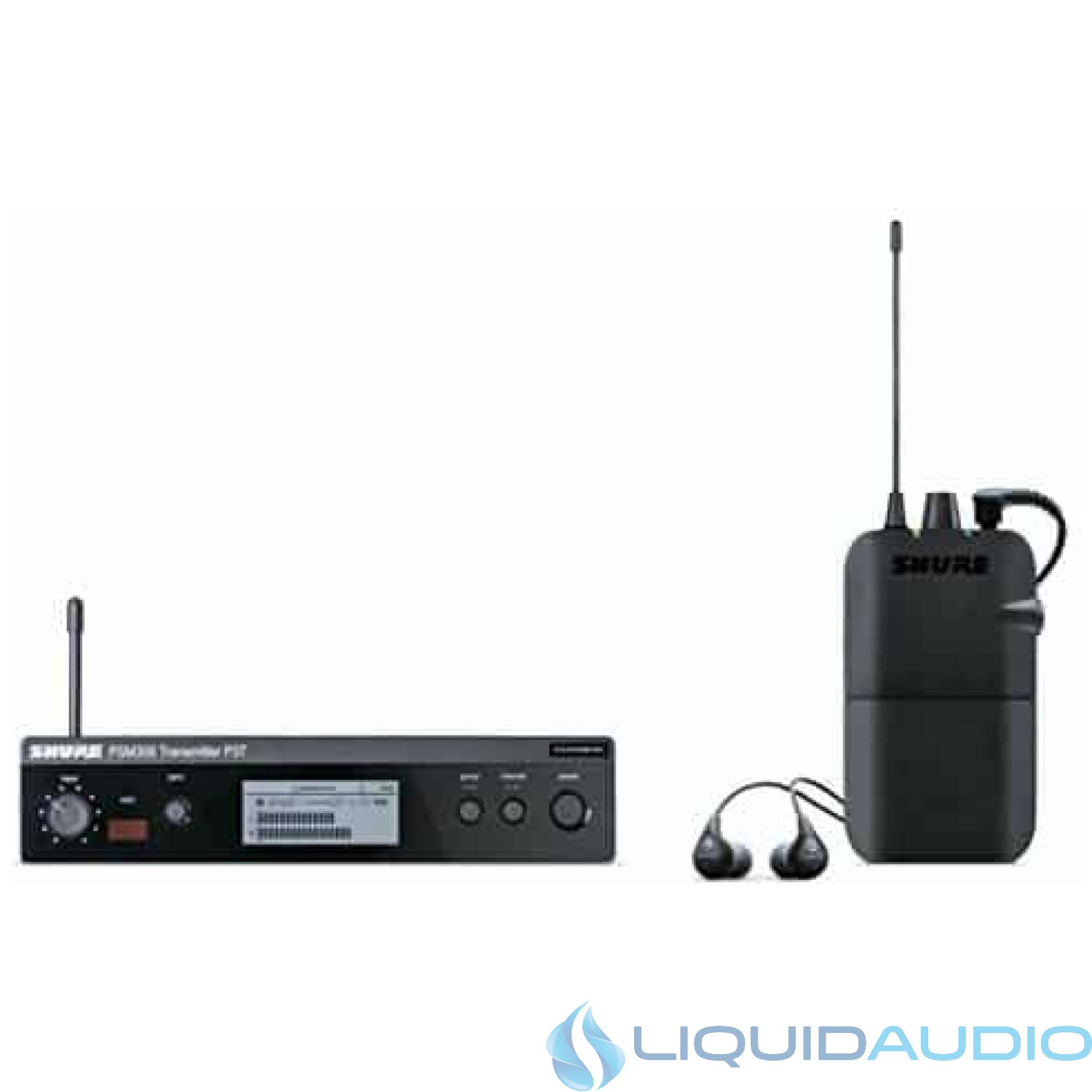 Shure P3TR112GR PSM300 Wireless Stereo Personal Monitor System with SE112-GR Earphones, G20