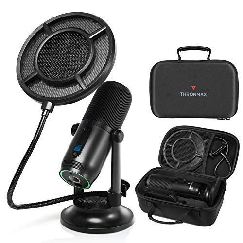 Thronmax MDrill One Microphone Studio Kit, Jet Black
