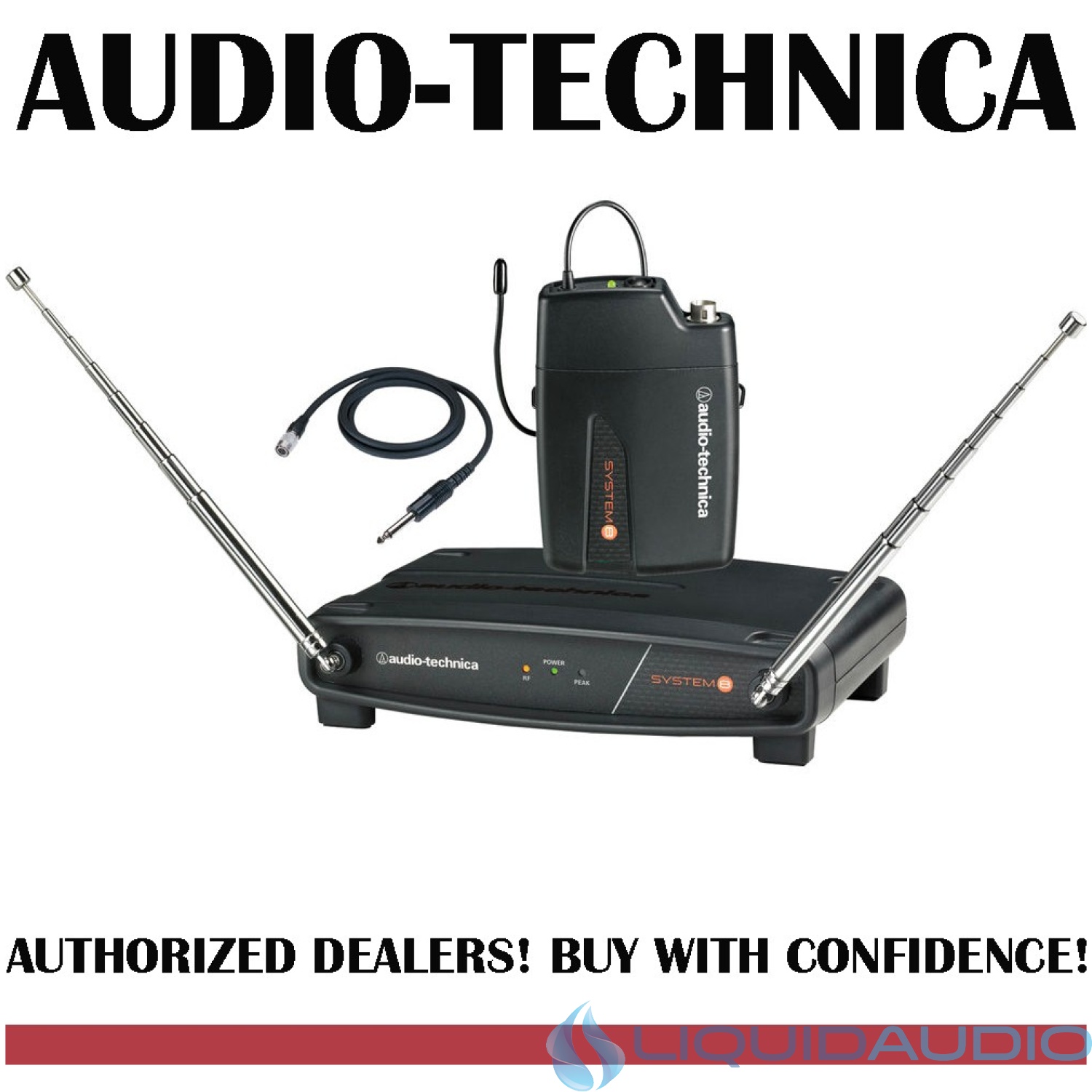 Audio-Technica ATW-801/G-T8 VHF Wireless BASS/GUITAR/VIOLIN Transmitter System