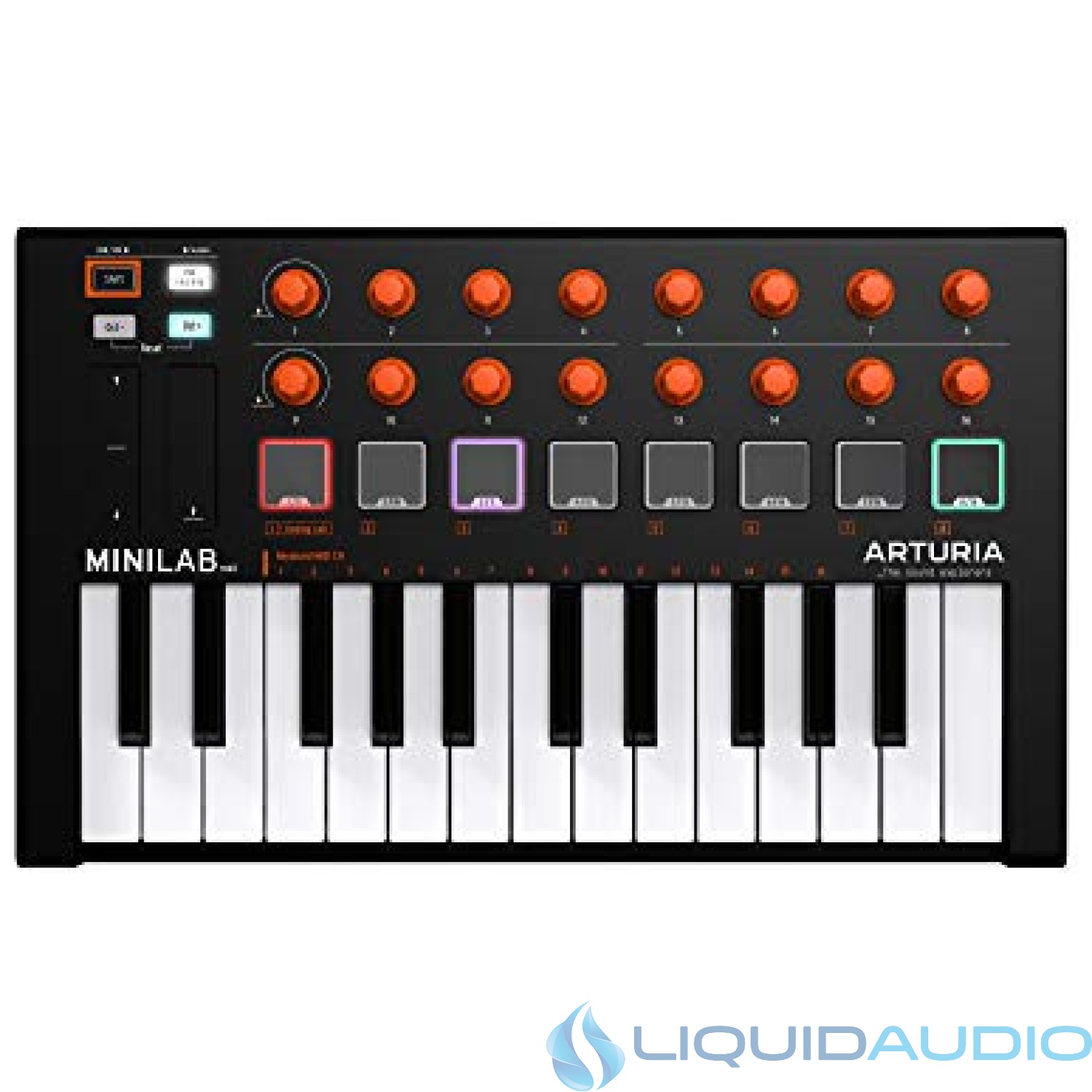 Arturia MiniLab MKII 25-Key USB MIDI Controller (Orange Edition)