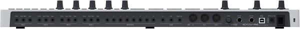 Arturia KeyStep Pro 37-Key Keyboard Controller & Sequencer Bundle w/ Samson Headphones, Power Adapter & Liquid Audio Polishing Cloth (4 Items)