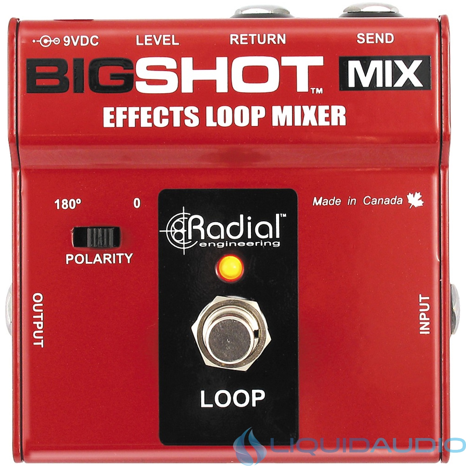 Radial Engineering BigShot MIX Parallel Effects Loop Mixer Pedal Big Shot - NEW!