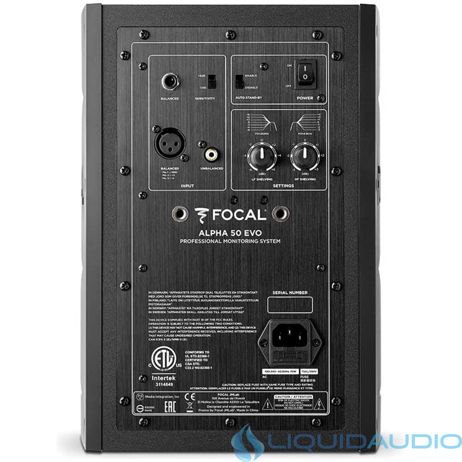 Focal FOPRO-ALPH50EVO 50W Powered 2-way Studio Reference Monitors