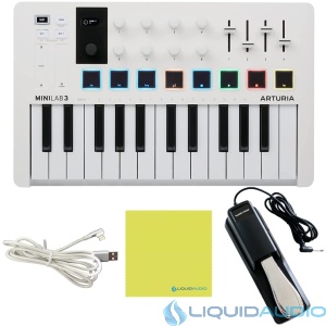 Arturia MiniLab 3 Hybrid MIDI Keyboard Controller Bundle
