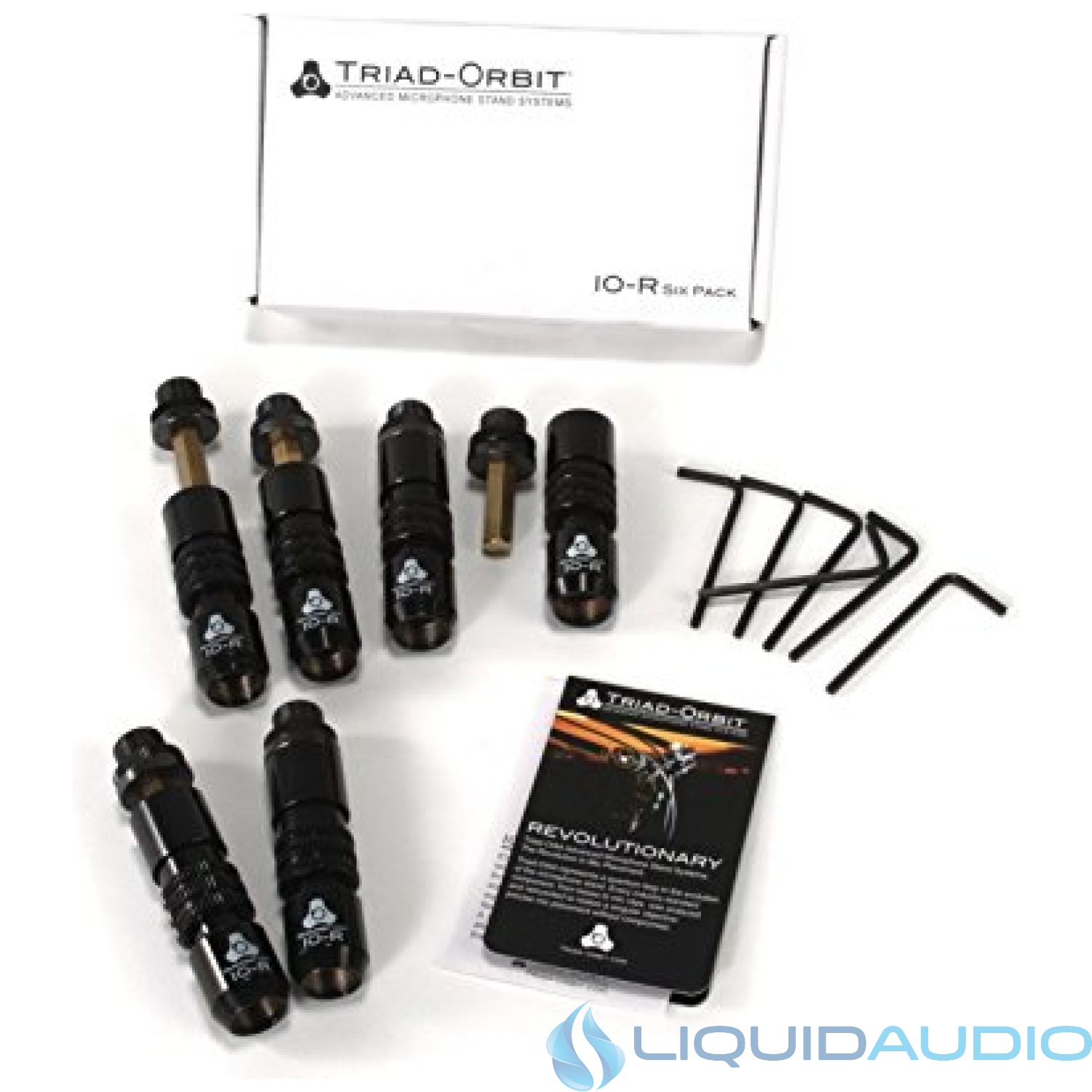 Triad Orbit IO-R/6 | 6 Pack Quick Change Couplers for Microphone Boom Poles